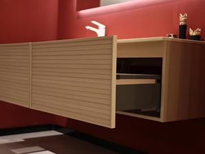 Hiện đại sang trọng Ý phong cách 48 inch gỗ rắn phòng tắm thông minh gương Wall-Mount treo đồ nội thất Set cho ăn uống khách sạn <span class=keywords><strong>vantiy</strong></span> - Product Image 4