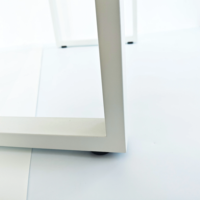Pied de table de bureau moderne en fer, installation simple, personnalisable, pour ordinateur, idéal pour salon et usage scolaire