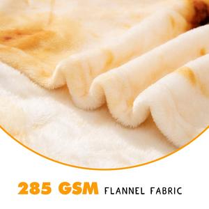 Burritos Tortilla Jeter Couverture Double Face Géant <span class=keywords><strong>Farine</strong></span> Nouveauté Jeté pour Votre Famille Doux et Confortable Flanelle Taco Couverture - Product Image 2