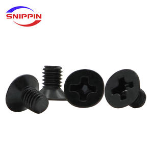 Vis à tête fraisée Phillips en acier au carbone plaqué noir, grande tête, M1-M10, vis à tête plate non standard, <span class=keywords><strong>boulon</strong></span> à grande tête de diamètre non standard - Product Image 3