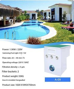 Système de filtre de <span class=keywords><strong>piscine</strong></span> Portable direct d'usine montage mural matériau acrylique en fibre de verre sans tuyau <span class=keywords><strong>Filtration</strong></span> de <span class=keywords><strong>piscine</strong></span> de qualité supérieure - Product Image 1