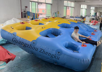 Nouveau design de tube gonflable remorquable pour bateau, type banane ou donut, pour sports nautiques