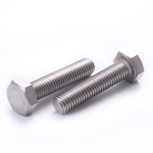 สลักเกลียวเหล็กกล้าคาร์บอนหัวหกเหลี่ยม DIN933 <span class=keywords><strong>M45</strong></span> M3ออกแบบได้ตามต้องการ - Product Image 2