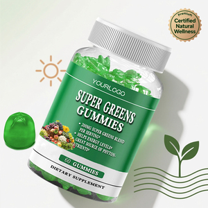 Gummies Super Greens 500 MG <span class=keywords><strong>Moringa</strong></span> biologique Antioxydant Soutien immunitaire Complément alimentaire pour adultes avec superaliments végétaux et fruités - Product Image 4