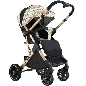 Poussette de voyage légère en promotion en Chine, personnalisable OEM, avec roues avant pivotantes à 360° et design réversible pour bébés de 0 à 3 ans - Product Image 1