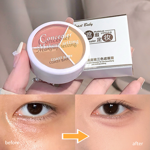 ODM/OEM 3-Color Clear Skin <span class=keywords><strong>Corrector</strong></span> Face Spot & Acne Scar Cover Dark Circle <span class=keywords><strong>Corrector</strong></span> Cobertura completa (Personalización <span class=keywords><strong>de</strong></span> fábrica) - Product Image 2