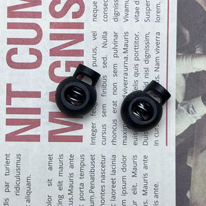 Plastic <b>Spring</b> <b>Clip</b> Buckle Round Snap Button For Cord Adjustment Durable Use - Product Image 3