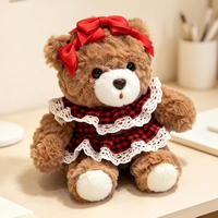 Peluche Mini Ours Mignon - Personnalisable avec Vêtements Assortis Gratuits, Matière Ultra Douce, Anti-Stress pour Enfants et Adultes