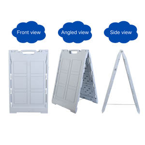 Rak Display A-Frame Profesional untuk Toko Ritel, Toko Pop-Up, Pameran Dagang, dan Promosi di Trotoar dengan Pemberat Air - Product Image 2