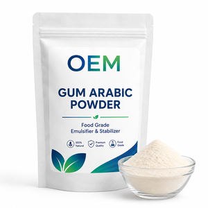 Poudre de <span class=keywords><strong>gomme</strong></span> <span class=keywords><strong>arabique</strong></span> de qualité alimentaire, émulsifiant et stabilisant pour boissons et confiseries, en vrac - Product Image 1