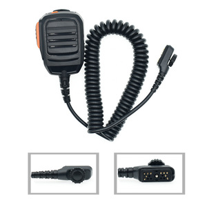 Microphone filaire en plastique SM18N2 pour talkie-walkie, compatible avec PD700, PD780, PD780G, PD980, pour utilisation à l'épaule - Product Image 2