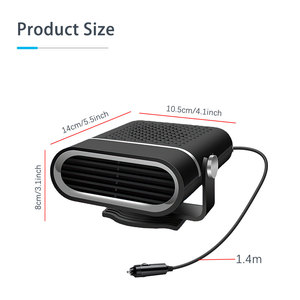 Chauffage de <span class=keywords><strong>voiture</strong></span> portable 120W 12V/24V, ventilateur de chauffage électrique, sèche-cheveux, désembueur de pare-brise, dégivreur, Baichuan He Ns-04 - Product Image 5