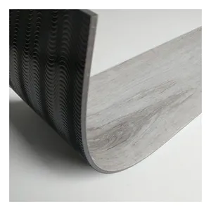 Luxe Brandwerende 4Mm 4.5Mm 5Mm Graan Flexibele Pvc Plastic Vinyl Tegels Indoor Gebruik Plank Lvt Quick Fit Losse Vloer