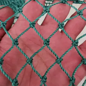 3 Strands Twisted Nylon Bird Net For Fish Breeding Bird Proof Fence Net Cargo Net