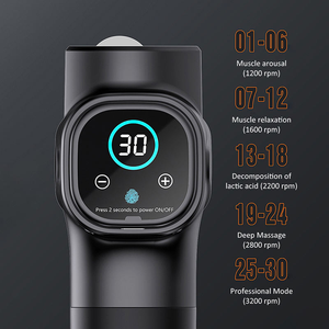 Masajeador eléctrico profesional de músculos grandes con vibración silenciosa para la cabeza, espalda, brazo, relajación corporal, pistola de masaje - Product Image 4