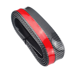 Poyracing Carbon Fiber <b>Rubber</b> Trim <b>Strip</b> Anti Scratch Body Protection Car Modification Supplies PVC Material - Product Image 3