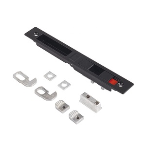Serrure à crochet pour porte et fenêtre Accessoires de revêtement de peinture <span class=keywords><strong>Loquet</strong></span> pour fenêtre <span class=keywords><strong>coulissante</strong></span> en aluminium - Product Image 1