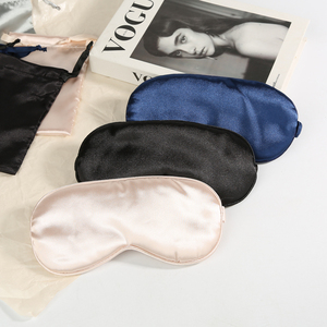 Masque pour <span class=keywords><strong>les</strong></span> <span class=keywords><strong>yeux</strong></span> en soie naturelle <span class=keywords><strong>avec</strong></span> logo personnalisé, sangle élastique réglable, poche, pour femmes et hommes, utilisation quatre saisons - Product Image 5