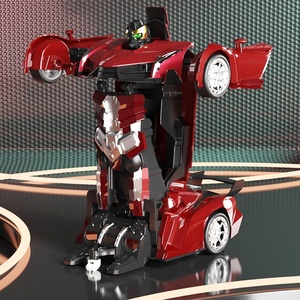 Voiture RC transformable KK 2.4G 8,8 pouces pour enfants, transformation à un bouton, dérive rotative à 360 degrés, télécommande 6 canaux, câble USB - Product Image 3