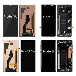 Good Quality Replacement Mobile Phone Lcds Display Screens Original Parts for Samsung Galaxy Note 8 9 10 10 Plus Touch Digitizer