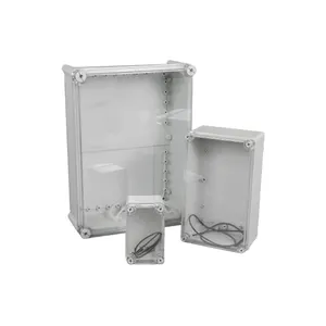 Gabinete de plástico ip68 para eletrônicos, caixa de projeto à prova d'água de caixa de junção moldagem de plástico