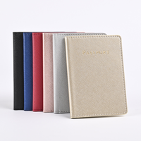 Dompet Kulit PU Harga Pabrik, Tempat Kartu Multifungsi, Penutup Paspor Perjalanan, Grosir