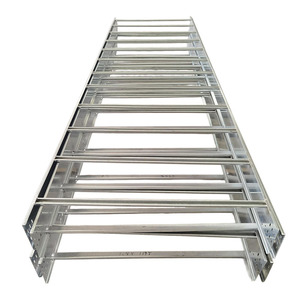 Tùy chỉnh 5 Meter công nghiệp mạ kẽm nhúng nóng thép bước thang 16-Piece Cáp khay 500kg Tải công suất cho cáp - Product Image 2