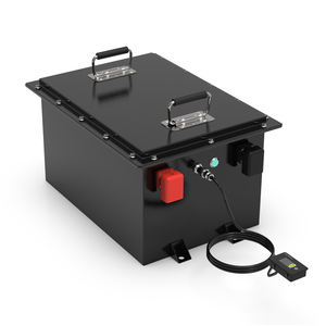 ゴルフカートバッテリー48V100AHリチウムイオンLiFePO4充電式バッテリー使用プリズマティックセル105AH16S1P内蔵電源BMS200A - Product Image 1