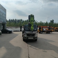 Grue mobile sur camion de 10 tonnes, équipement de levage hydraulique lourd de fabrication chinoise