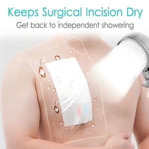Bandages d'incision transparents, barrière imperméable, protection pour la douche, pour les plaies importantes, sans colle - Product Image 2
