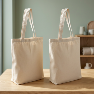 Bolsa de Mano de Lona con Costuras Resistentes y Asas Cómodas para Compras, Viajes y Uso Diario - Product Image 4