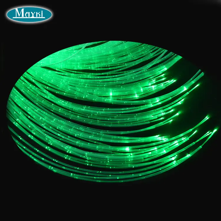 Luzes led sensorial de fibras revestidas, 0.75mm, filamento óptico, para sala sensorial