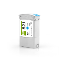 Supercolor 7 warna kartrid tinta diproduksi ulang untuk HP 821 kompatibel untuk HP Latex 310 330 360 printer penuh dengan tinta lateks