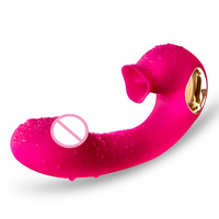 Vibrateur de haute qualité pour stimulation clitoridienne, massage du point G, baguette vibrante, masturbation, langue vibrante, jouet sexuel pour femme
