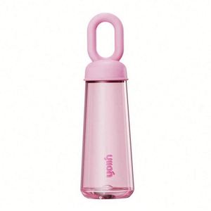 Petals-Shaped Reusable Water Bottlefood Safe <b>Plastic</b> Drinkwarehigh-Value Portable Car Cupstraw Adults Outdoor Useunbreakable - Product Image 3