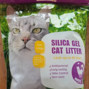 Pet kedi çöp yüksek kaliteli emici koku kristal kedi kumu büyük tahıl süper emici tozsuz koku giderme kedi kumu