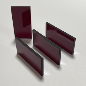 Importation Allemagne – Disque de verre optique rouge <span class=keywords><strong>Shott</strong></span> 665nm à 95 % de transmittance élevée, qualité instrumentale RG665 pour objectif d'appareil photo - Product Image 3