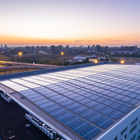 Panneau solaire bifacial monocristallin 630W 640W 650W à double vitrage, module photovoltaïque pour usage agricole et commercial