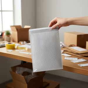 Bolsas de Burbuja Autosellables DB de 8 x 11.5 Pulgadas, Transparentes, de PE, Resistentes a la Humedad, para Protección en Envíos - Product Image 2