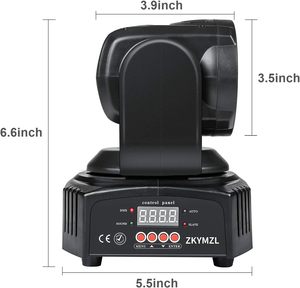 Projecteur LED mobile 4x12W RGBWA/UV à activation sonore DMX512, éclairage de scène <span class=keywords><strong>DJ</strong></span>, direct usine, entrepôt local européen - Product Image 5