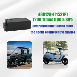 48V12AH Lifepo4 Araç Akü Paketi Fabrika Direkt Fiyatı Dayanıklı Su Geçirmez Tasarım 2 ve 3 Tekerlekli Araçlar için 1200 Döngü Ömrü - Product Image 3