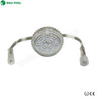 Manège pour enfants de fête foraine en plein air, DC24V, 12 LED, UCS2903, pixel RGB plat 50mm, pour parc d'attractions, trou d'installation 19mm, éclairage LED pour luna-park