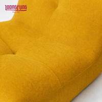 LOONGFUNG Großhandel Vakuumkomprimiertes Sofa Einsitzer Wohnzimmermöbel Couch Samt-Stoff Hochelastischer Schaumstoff Fabrikpreis