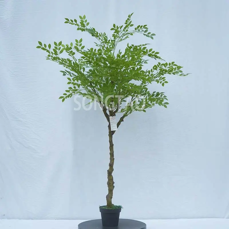 Songtao decorazione per interni piante artificiali albero bonsai di plastica con vaso 2023 popolare pianta Bonsai di plastica finta