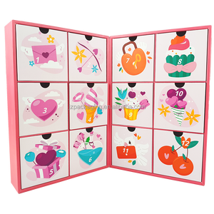 Set <span class=keywords><strong>de</strong></span> Regalo <span class=keywords><strong>de</strong></span> Navidad, Caja <span class=keywords><strong>de</strong></span> Maquillaje Vacía <span class=keywords><strong>para</strong></span> las Fiestas, Caja <span class=keywords><strong>de</strong></span> Calendario <span class=keywords><strong>de</strong></span> Adviento Personalizada <span class=keywords><strong>para</strong></span> Productos <span class=keywords><strong>de</strong></span> Belleza - Product Image 1