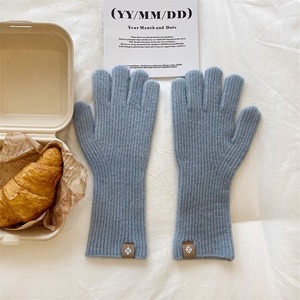 Nouveaux modèles de <span class=keywords><strong>gants</strong></span> <span class=keywords><strong>en</strong></span> <span class=keywords><strong>laine</strong></span> tactiles pour écran <span class=keywords><strong>tactile</strong></span>, à doigts séparés, pour femmes, <span class=keywords><strong>en</strong></span> <span class=keywords><strong>laine</strong></span> tricotée, couleur unie, chauds - Product Image 2