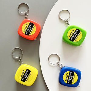 ตลับเมตรเหล็กขนาดเล็ก 1 เมตร แบบเมตริก ยืดหดอัตโนมัติ พร้อมพวงกุญแจ ผลิตในจีน - Product Image 4