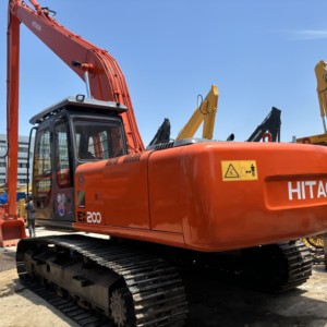 Excavatrice sur chenilles Hitachi EX200 de 20 tonnes en excellent état, moteur et transmission inclus, prix bas, promotion à prix réduit - Product Image 3