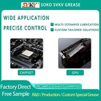 SVKV PFPE Pâte Thermique à Haute Conductivité Thermique et Refroidissement Rapide pour CPU, Transfert de Chaleur en Silicone, Excellente Lubrification, Large Plage de Températures