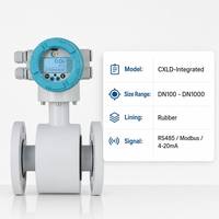 CXLD Electromagnetic Flow Meter DN100-DN1000 316L Elektroda RS485 untuk Air Limbah Cairan Konduktif Akurasi 0.5%FS
